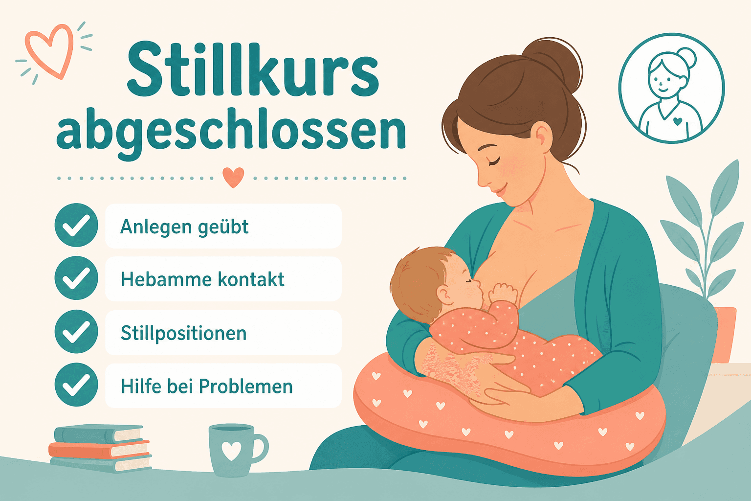 Mutter und älteres Baby in vertrauter Umarmung, symbolisch für den Übergang vom intensiven Stillen zum sanften Abstillen und neuen Familienalltag